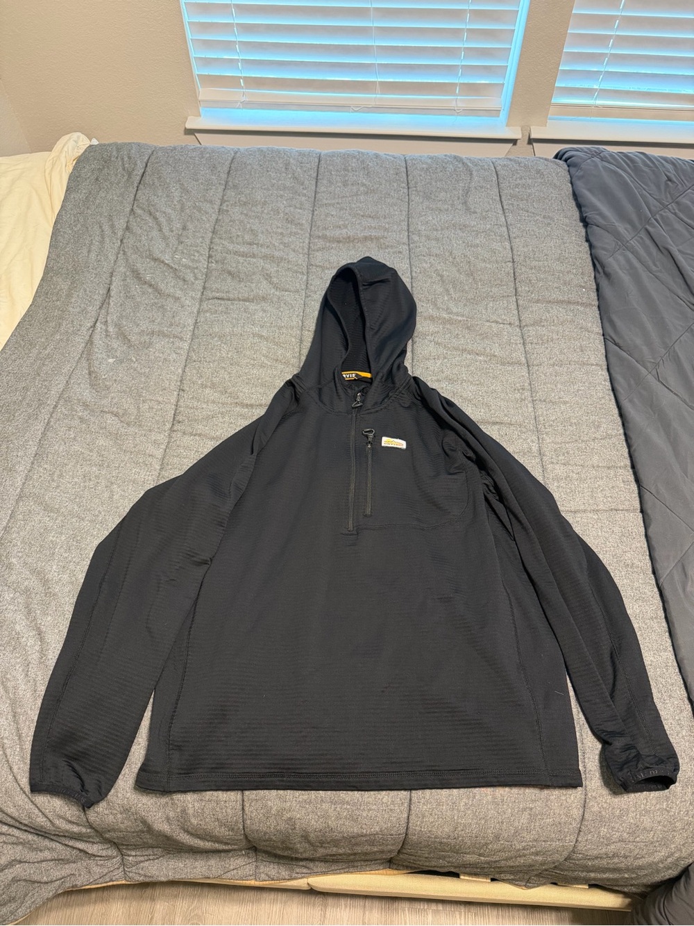 Men's Black Orvis Hooded Pullover